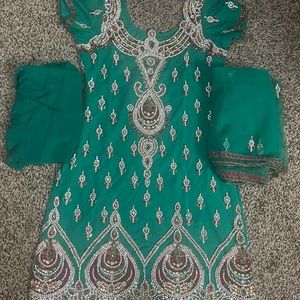 Indian suit with pajami and duppata